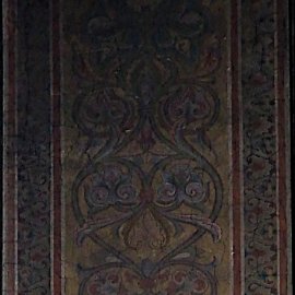 Ornamental decoration on the south arched niche with the triple window, St. Alexander Nevsky Cathedral, 1912 (photography: Vesselina Yontcheva)