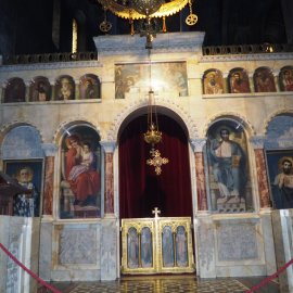 Northern iconostasis of St. Alexander Nevsky Cathedral (photography: Vesselina Yontcheva)