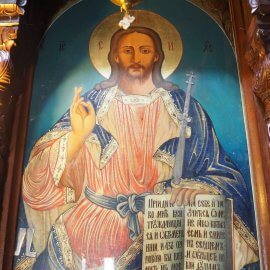 Христос Вседържител, църква „Св. Петка“, Орландовци (фотография: Веселина Йончева)