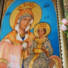 The Holy Mother of God with the infant Jesus, Church of St. Nicholas, Vrazhdebna (photography: Veselina Yoncheva)