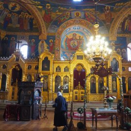 Иконостас, църква „Св. Седмочисленици“, 1902–1903 г. (фотография: Веселина Йончева)