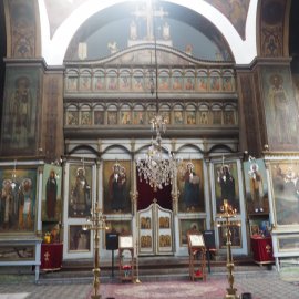 Iconostasis, Church of St. Elias the Prophet, Knyazhevo district, 1893 (photography: Vesselina Yontcheva)