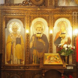 Iconostasis, Church of St. Minas, Dragalevtsi monastery, 1933–1940 (photography: Vesselina Yontcheva)