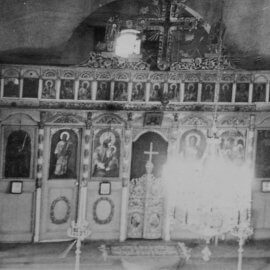 Иконостас, гробищна църква „Успение Богородично“ (по Йончева 2020: 485, фиг. 251)
