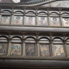 Iconostasis, a detail, Church of St. Elias the Prophet, Knyazhevo district, 1893 (photography: Vesselina Yontcheva)
