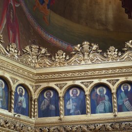 Iconostasis, Apostles tier, Church of St. George, 90 Patriarch Evtimiy Blvd., 1918 (photography: Vesselina Yontcheva)