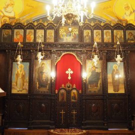 Иконостас, синодален параклис „Св. цар Борис“, началото на ХХ в. (фотография: Веселина Йончева)